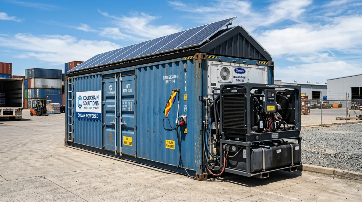 Containerized Mobile Cold Storage Rooms & -40°C Blast Freezers for Africa
