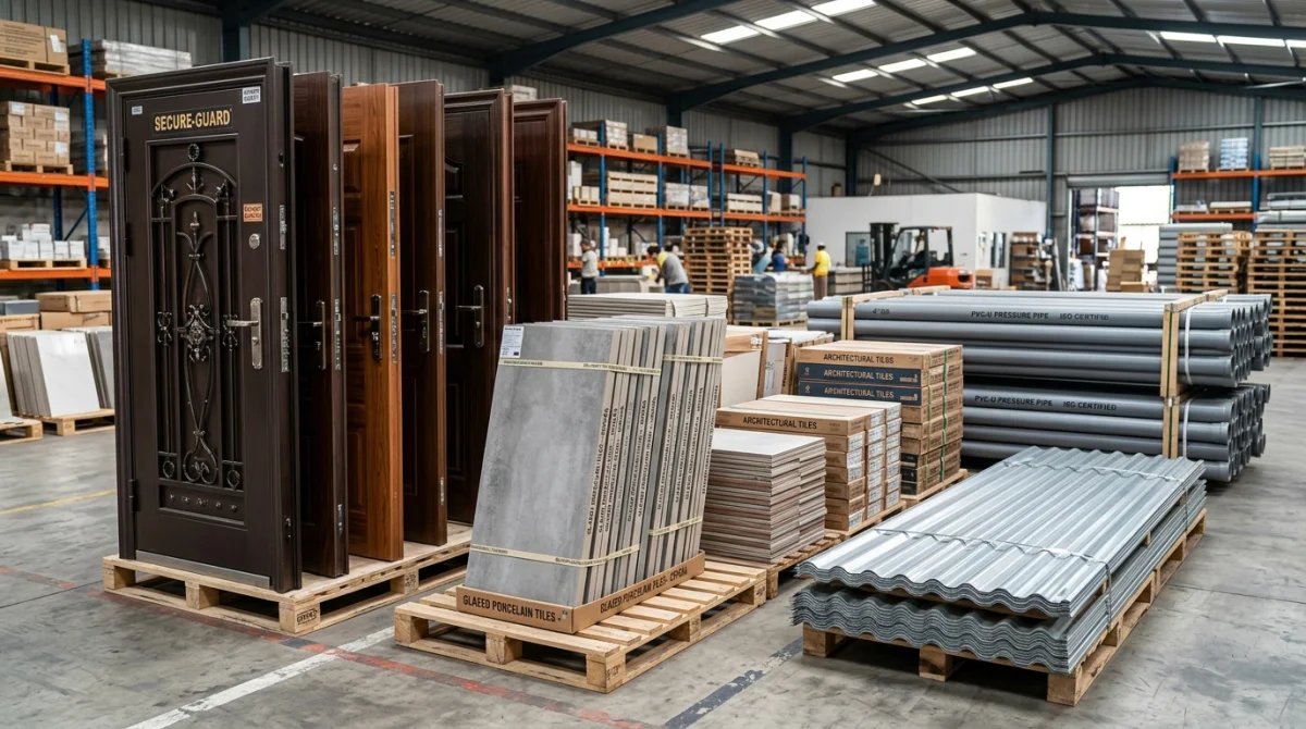 Construction Materials, Cement, Rebar & Building Supplies Export to Africa